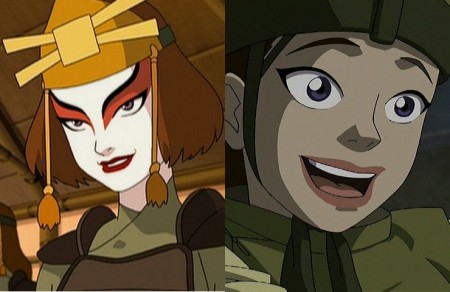 Suki sminkkel és smink nélkül :)